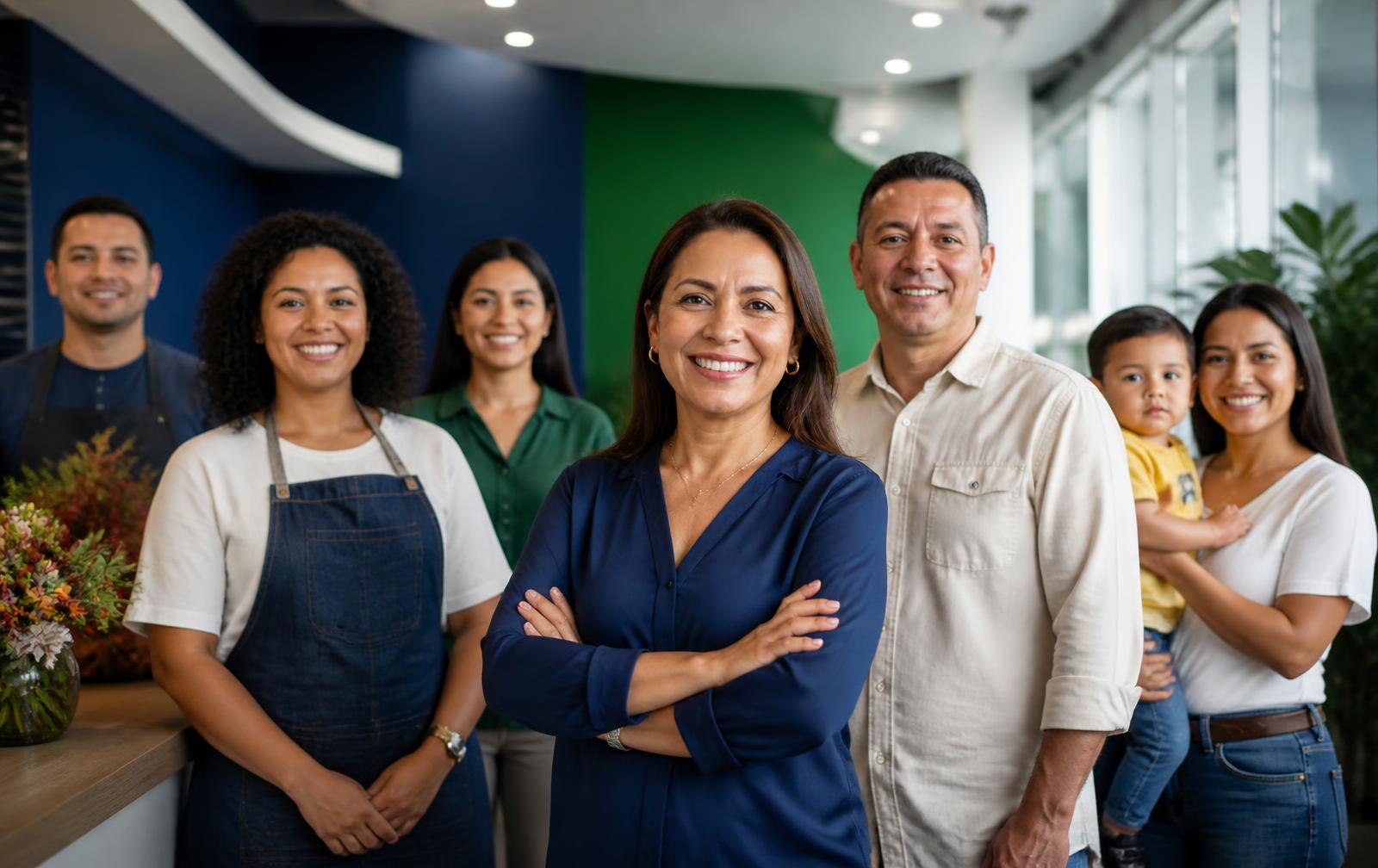 Asociados de la Cooperativa Multiactiva Emmanuel en la sede de Mosquera